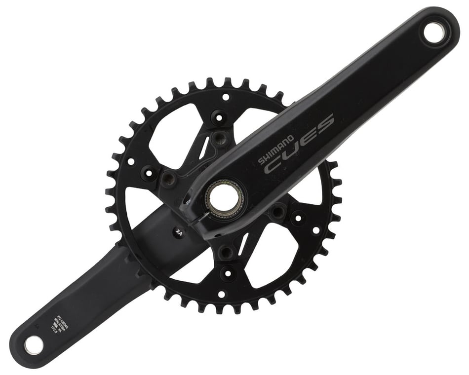 Shimano CUES FC-U6040-1 Crankset W/Chainring (Black) (1 x 9/10/11