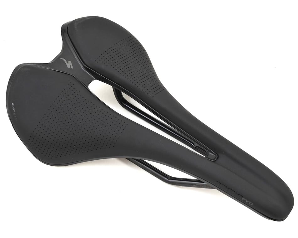 Specialized Romin Evo Comp Gel Saddle (Black) (Chromoly Rails