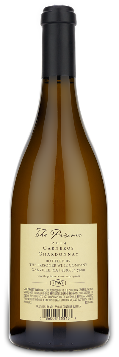 The Prisoner Chardonnay - Customizable Bottle | Personal Wine