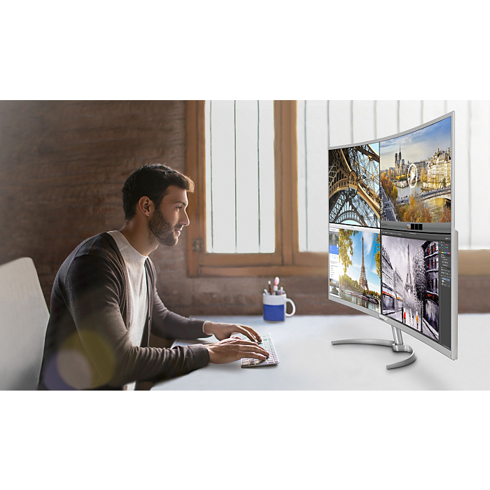 Brilliance MultiView 搭載 4K ウルトラ HD 液晶ディスプレイ
