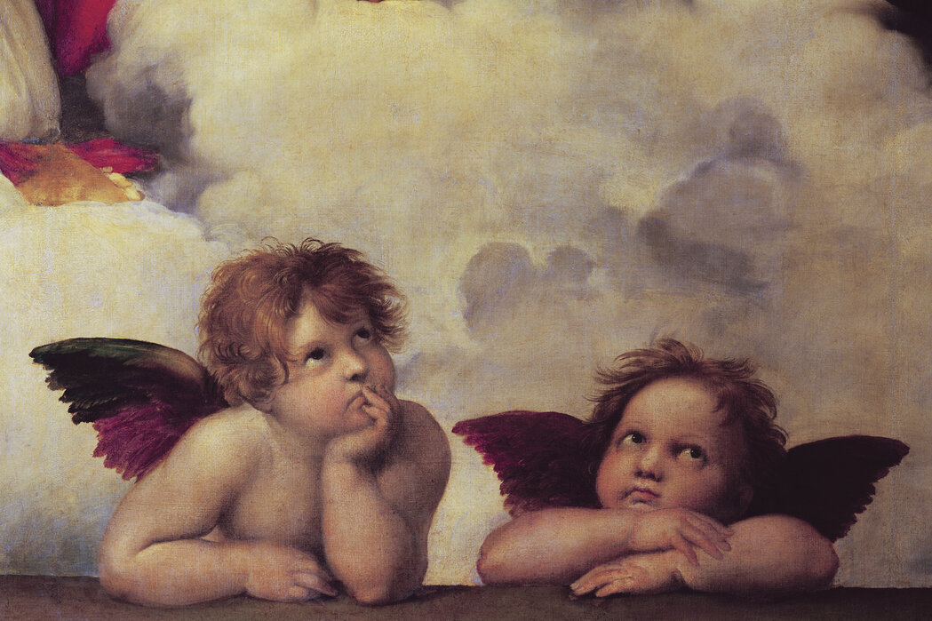 Two Angels, Raffaello Santi – designer canvas print – Photowall