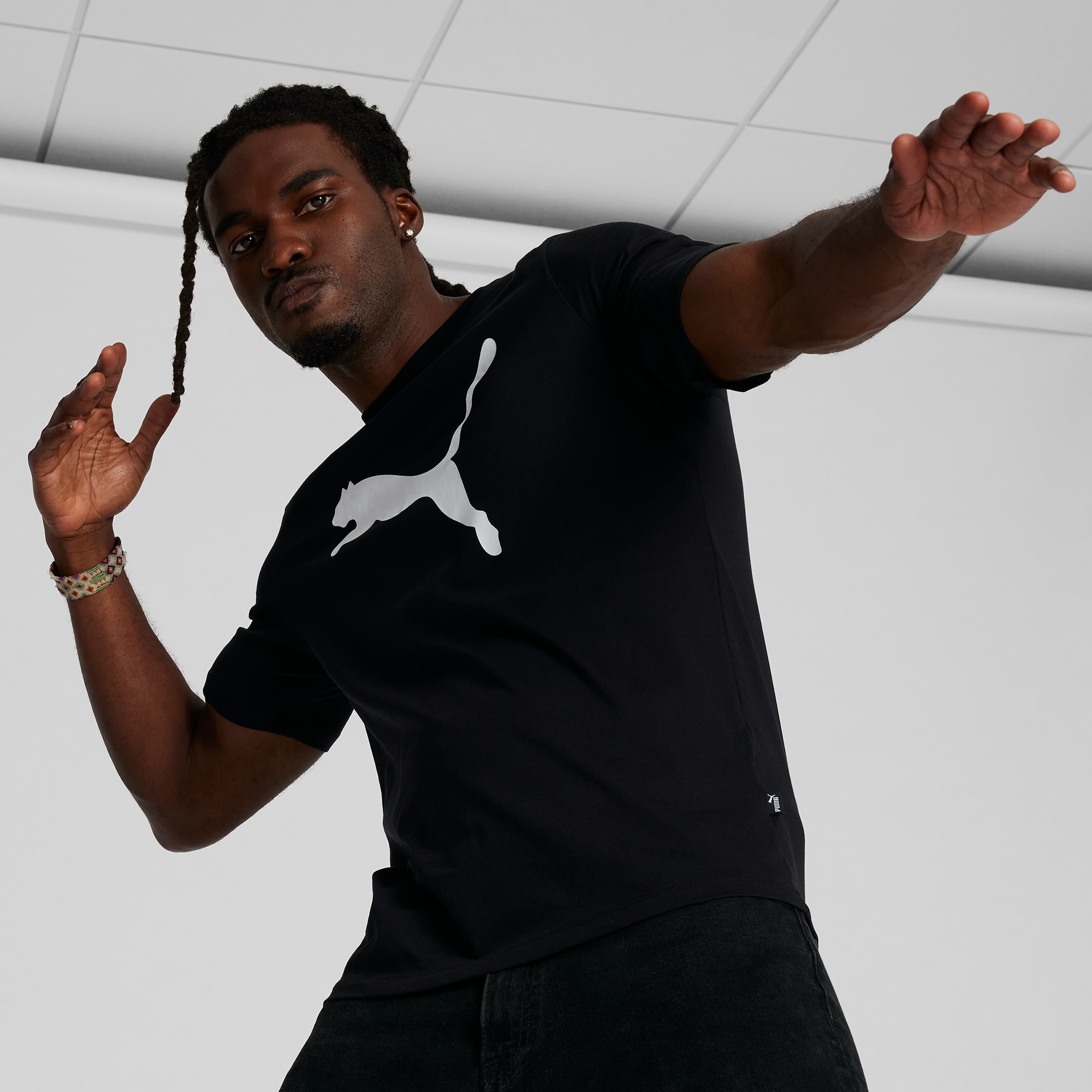 Essentials Big Cat Men's Tee | PUMA