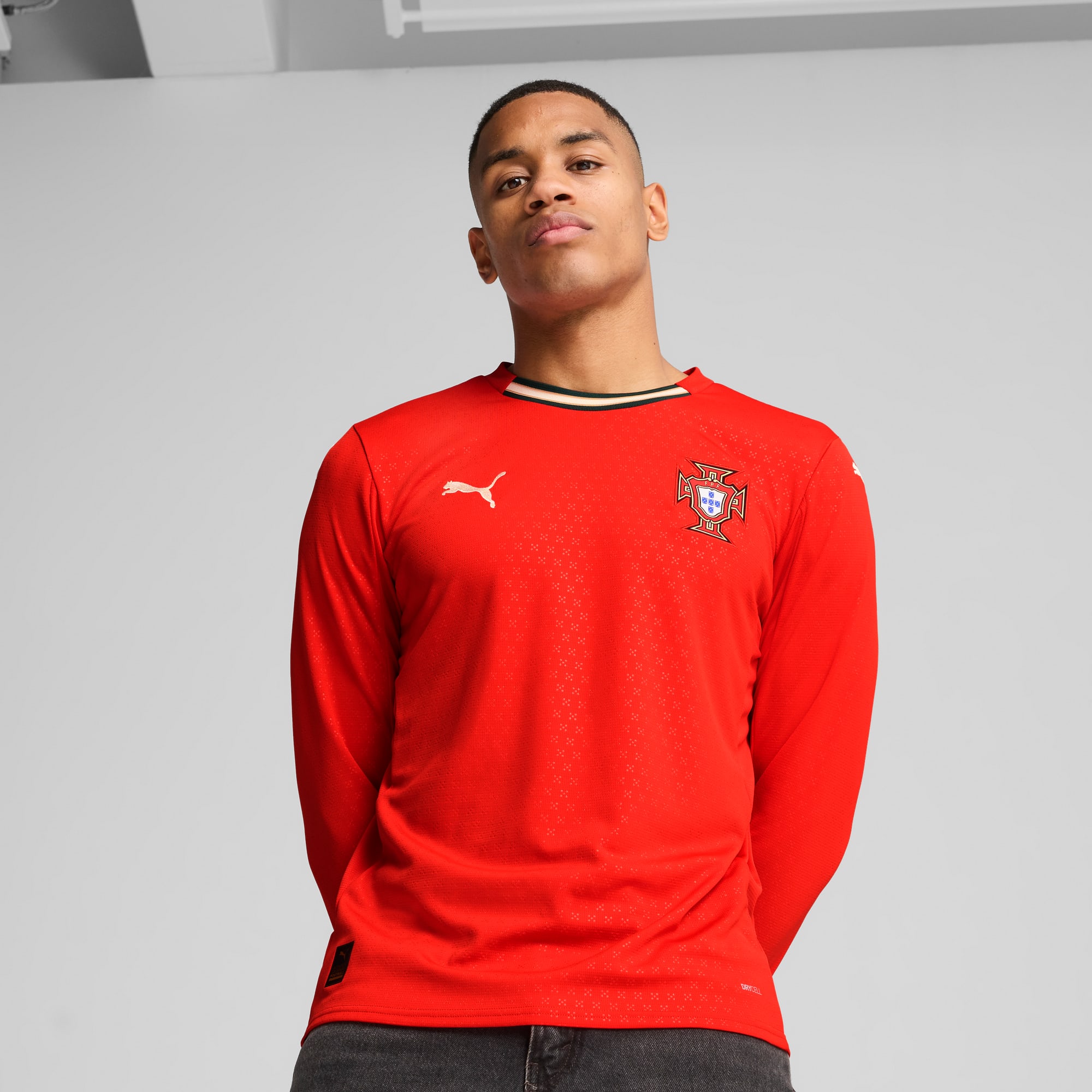 Portugal '25 Home Replica Men's Long-Sleeve Jersey | PUMA