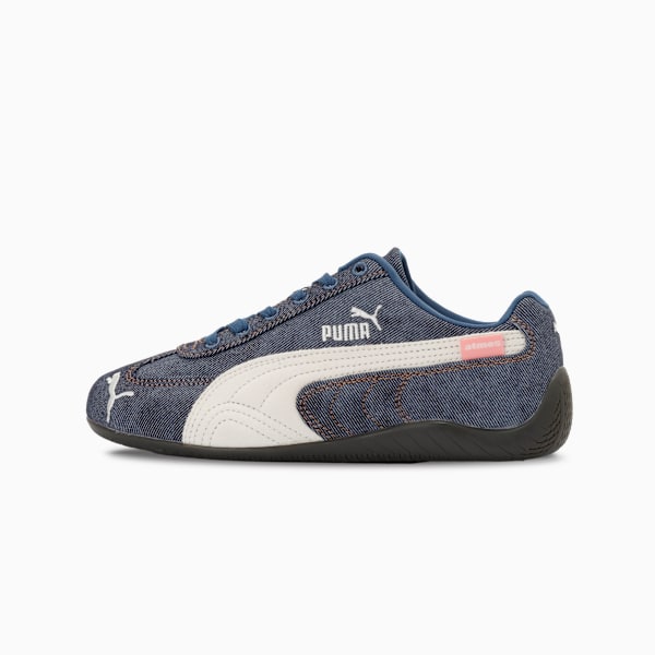ウィメンズ PUMA x atmos pink スピードキャット デニム スニーカー