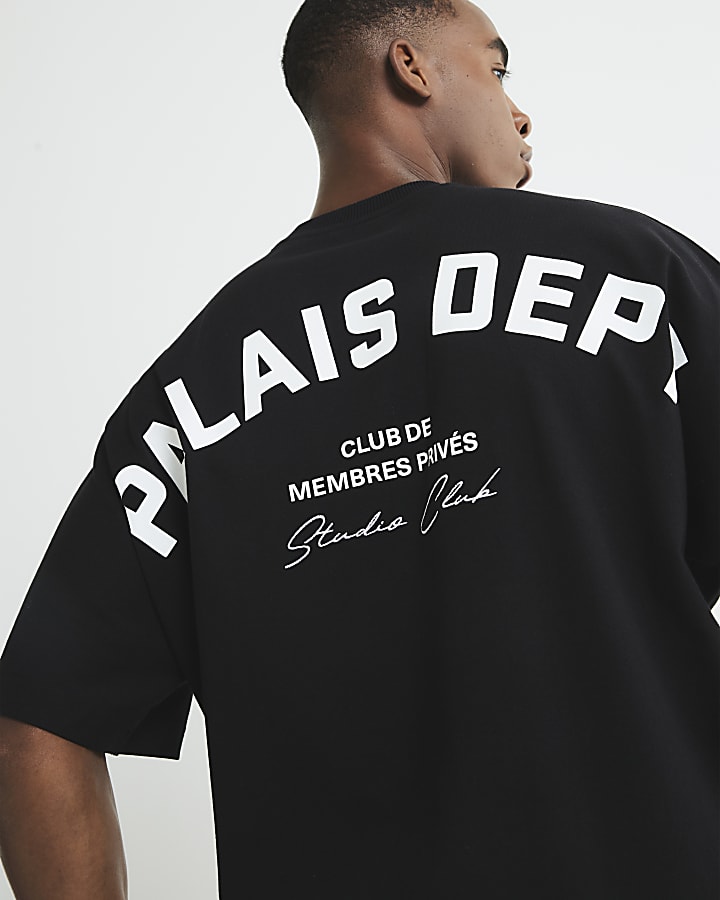 Tee shirt】Palais unoa Black Tee shirt】Palais unoa Black Black