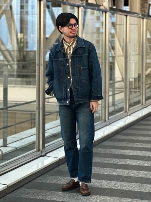 EDIFICE OFFICIAL(PULP 417 EDIFICE)｜Levi'sのデニムジャケットを使っ