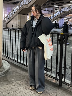 中綿モンスターコートを使った人気ファッションコーディネート - WEAR