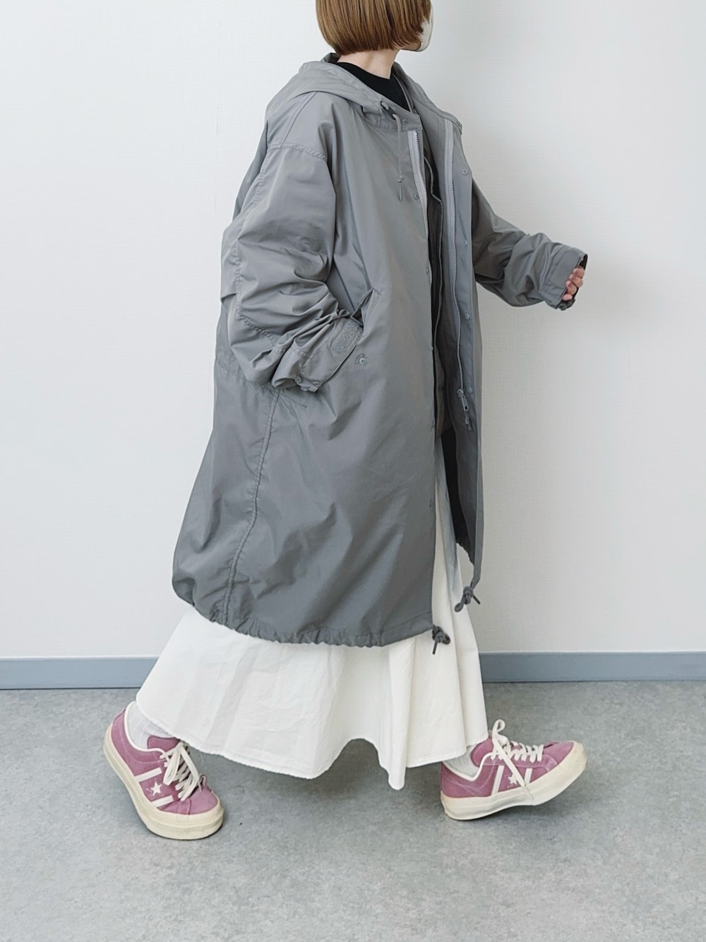 まりん｜MUJI Laboのモッズコートを使ったコーディネート - WEAR