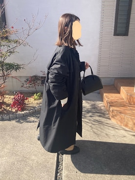 AURALEE HIGH COUNT CLOTH BATTING LONG COATを使った人気ファッション