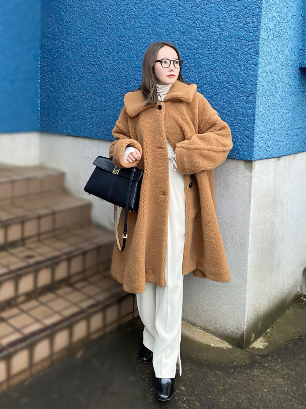 CLANE/クラネ】VOLUME FLARE BOA COAT/ボリュームフレアボアコートを