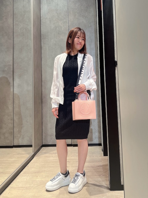 EMPORIO ARMANI ニットワンピース12A ARMANI EXCHANGE ワンピース 「A