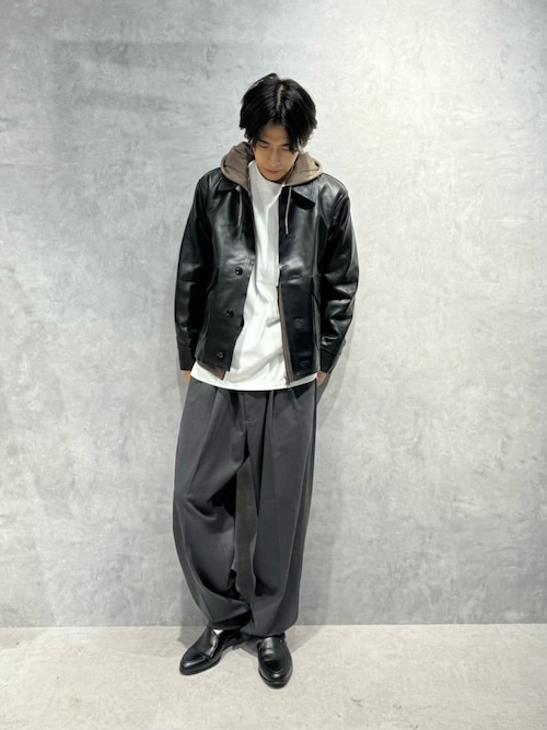 NANO universe（ナノユニバース）の「Schott/別注 LEATHER JACKET