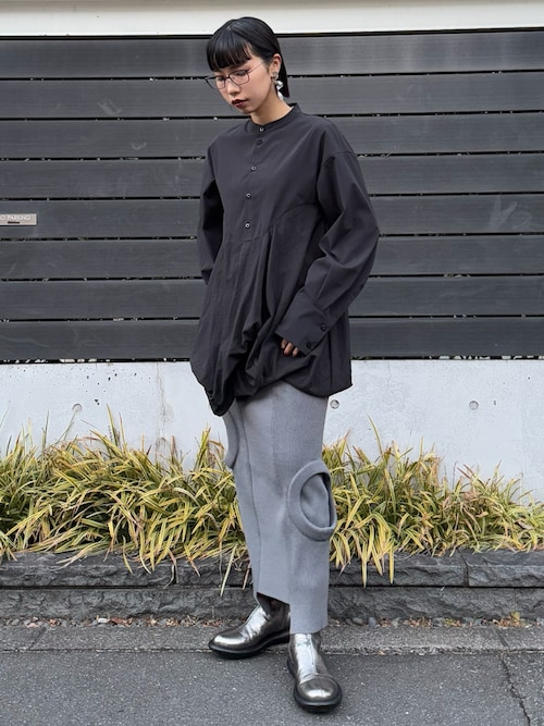セール】ROUND LOW HEEL BOOTS / ラウンドロウヒールブーツ（ブーツ