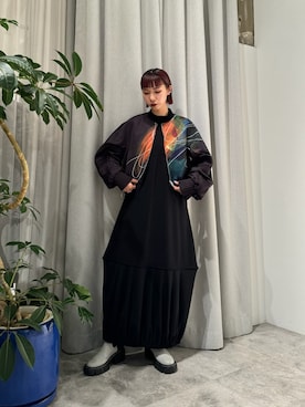 UN3D.（アンスリード）の「ラインアートブルゾン（ブルゾン）」 - WEAR