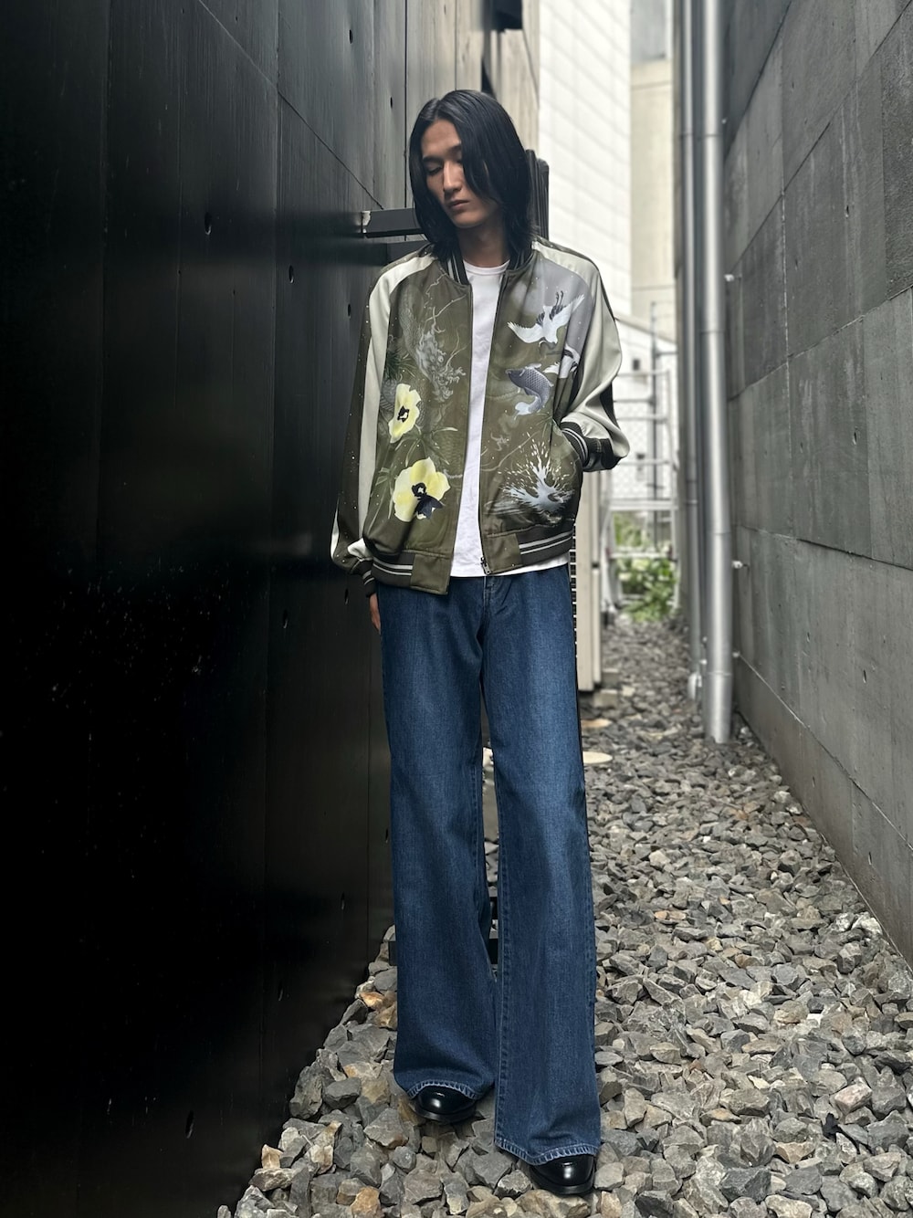 LAD MUSICIANのスカジャンを使った人気ファッションコーディネート - WEAR