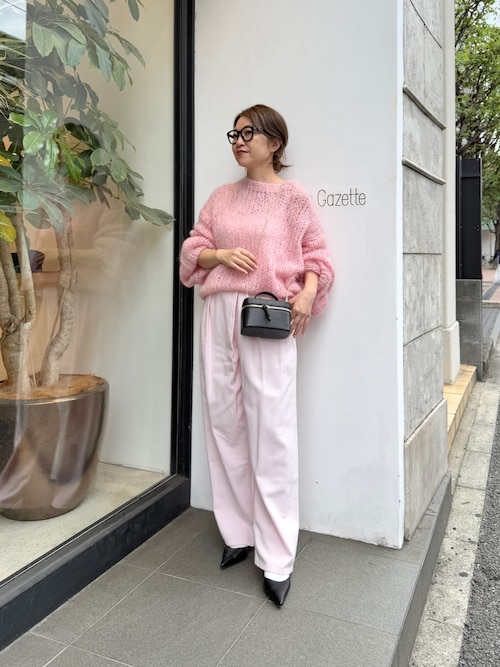 Whim Gazette ウィムガゼット ピンク ラップデニムパンツ 36 Whim