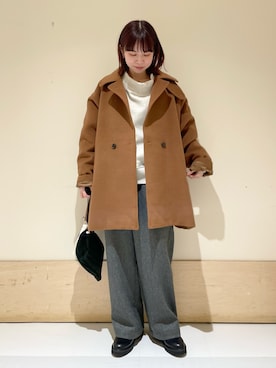 URTECH』ミドル丈コートを使った人気ファッションコーディネート - WEAR