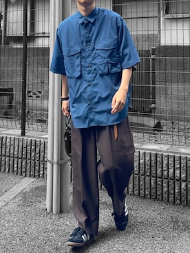 Steven Alan＞ マットクロス インツープリーツ ドレス トラウザーズを