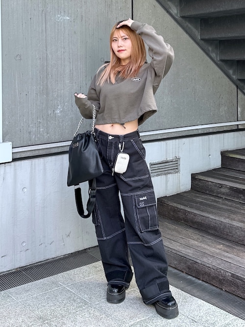 XLARGE /X-girl ららぽーと横浜（X-girl）Kanaさんのカーゴパンツを