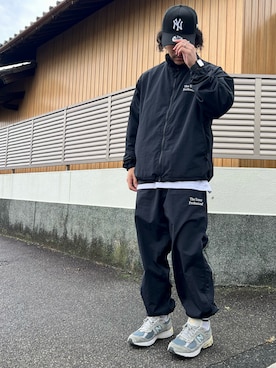 ENNOYのアイテムを使った「ナイロンパンツ」の人気ファッション