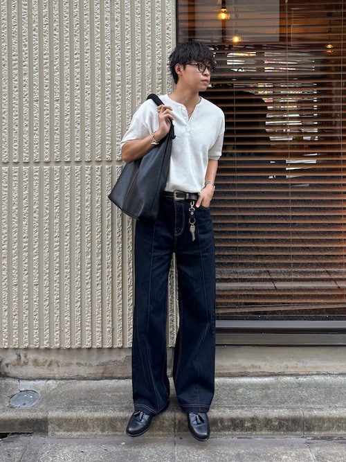LURAKU】 Synthetic Leather Rope Handle Bag / シンセティックレザー