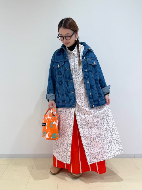 Maridenim】 Murros Unikko / jacket（デニムジャケット）｜marimekko