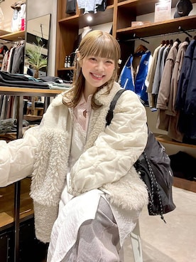 パッチワークボアブルゾンを使った人気ファッションコーディネート - WEAR