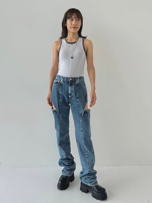 JOHN LAWRENCE SULLIVAN/ジョンローレンスサリバン】WASHED DENIM