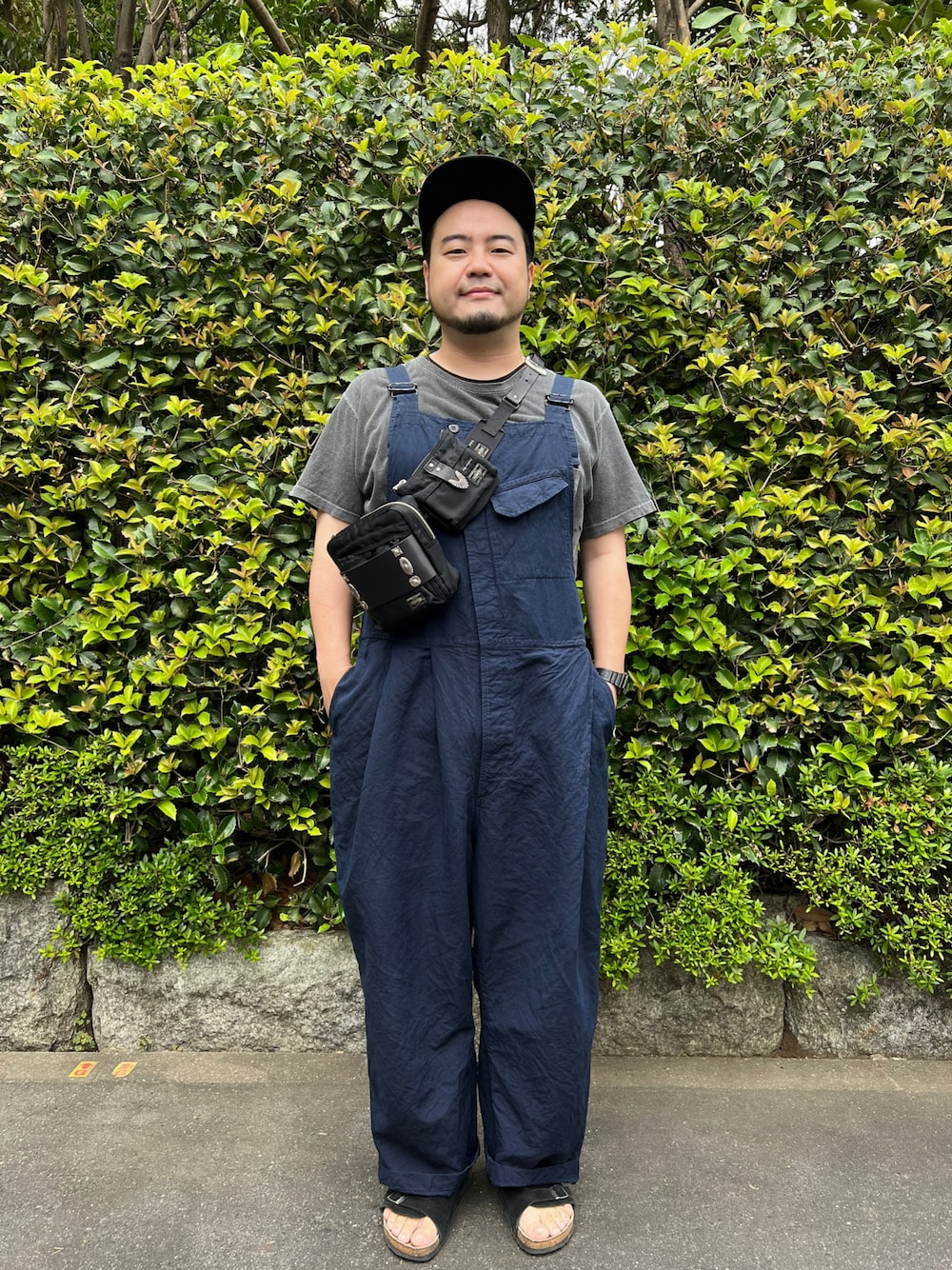OUTILのオールインワン・サロペットを使った人気ファッション