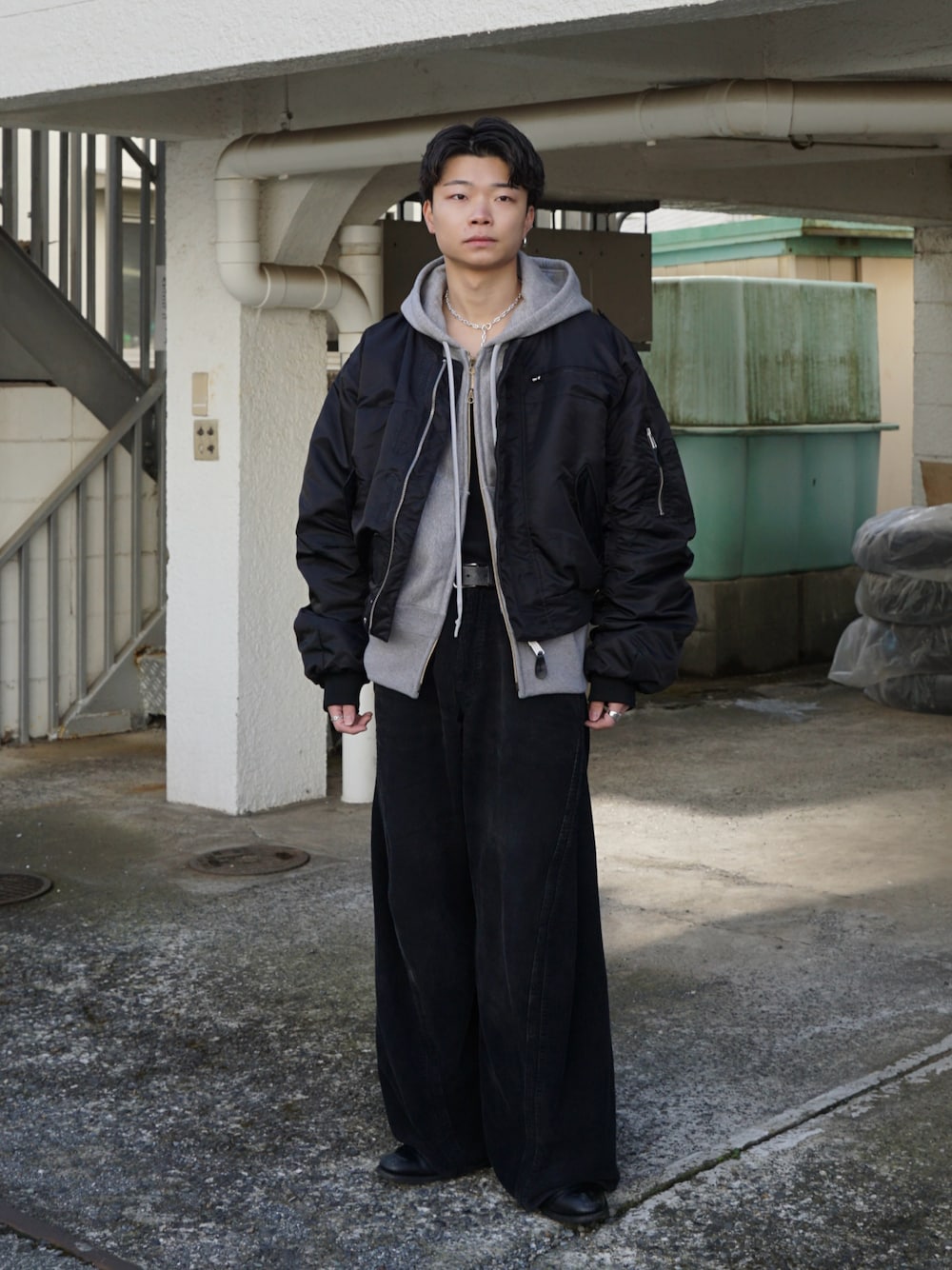 ひび｜entire studiosのMA-1を使ったコーディネート - WEAR