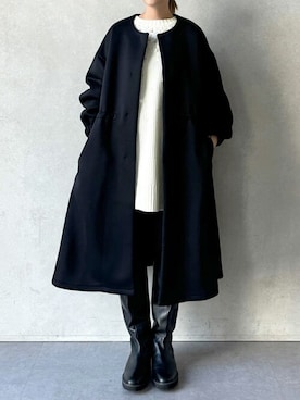 ダンボールギャザーコートを使った人気ファッションコーディネート - WEAR