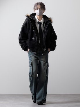 CLEL】Fireman Tech Fade N-2B Flight Jacket / ファイヤーマン テック