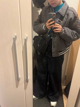 College Blouson/カレッジブルゾン【MAISON SPECIAL/メゾンスペシャル