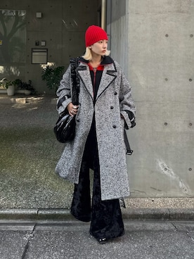 し*し様 seyto Herringbone tweed over long c seyto（セイト）の
