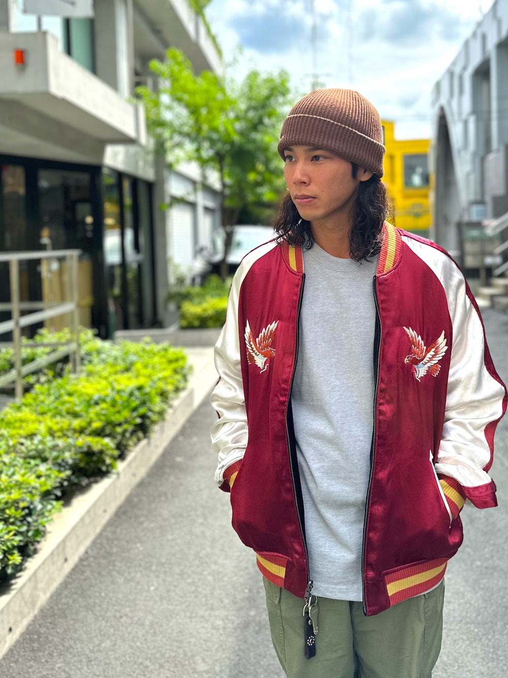 Kento｜AVIREXのスカジャンを使ったコーディネート - WEAR