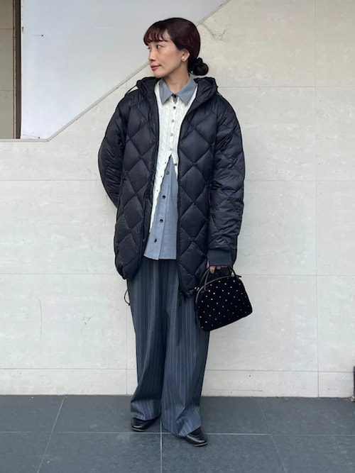 SHIPS別注】Wai+ × TAION:〈手洗い可能〉ミディ ダウン コート（ダウン