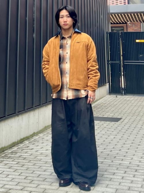 完売間近】フェイクスエード ショート ブルゾン/Faux Suede Short