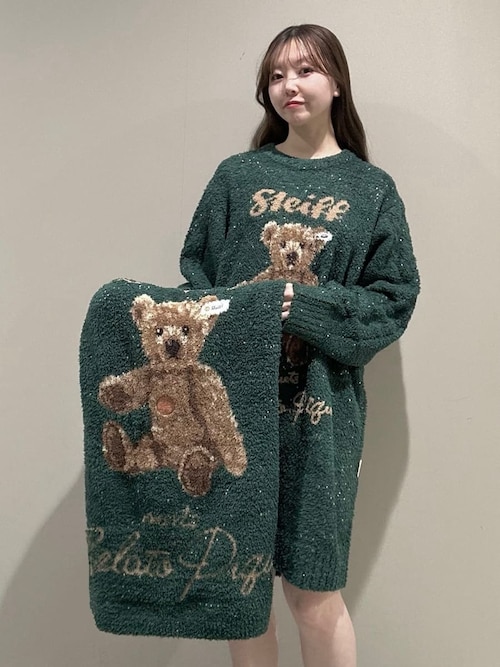 セール】【Steiff】パウダーネップジャガードワンピース（ルームウェア