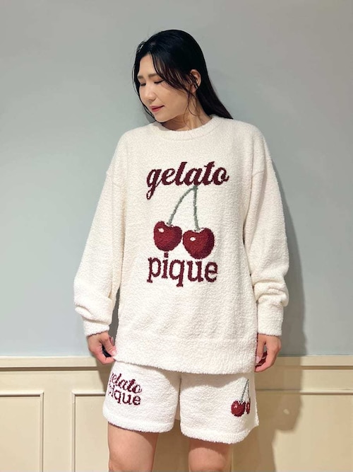 ONLINE限定カラーあり】ベビモコチェリージャガードショートパンツ