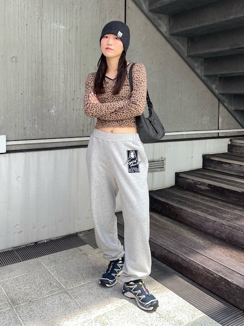 FACE BOX PATCH SWEAT PANTS（スウェットパンツ）｜X-girl（エックス