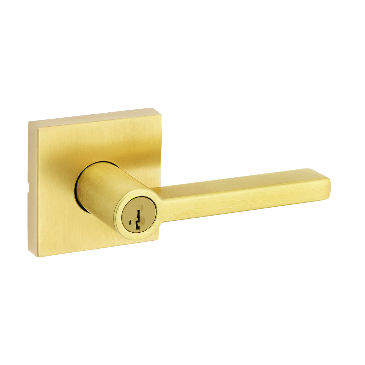 Halifax Lever (Square) - Hall/Closet - | Weiser