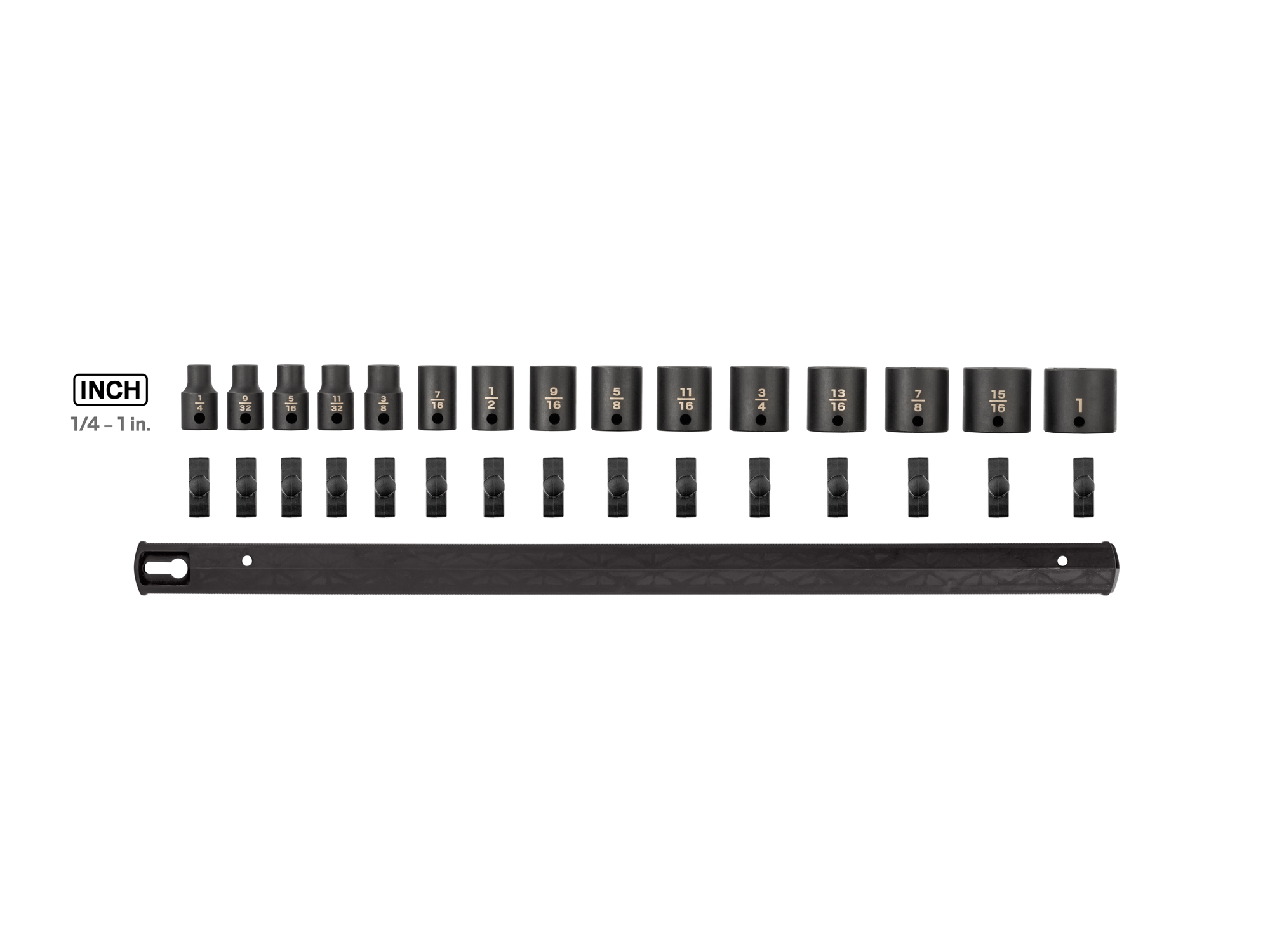 3/8 Inch Drive Shallow 6-Point Impact Socket Set (15-Piece) | TEKTON