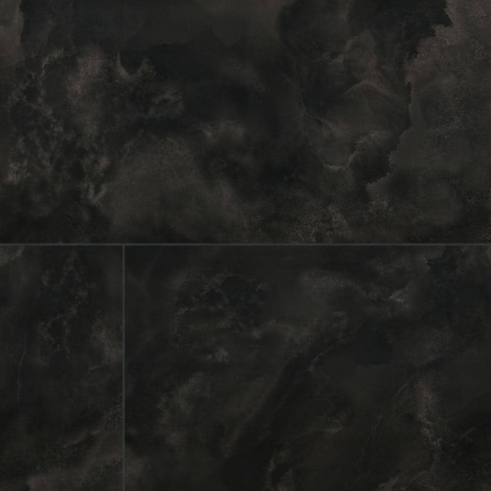 MSI Raven Onyx 24 in. x 48 in. Polished Porcelain Floor and Wall