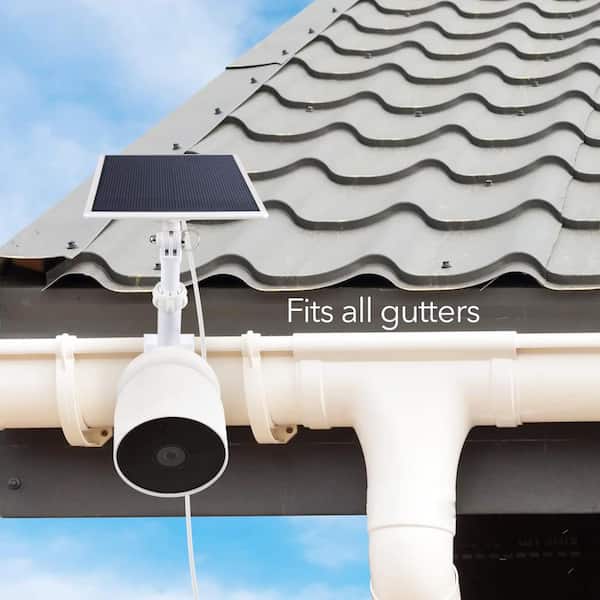 Wasserstein 2-in-1 Gutter Mount for Google Nest Cam (Battery) and