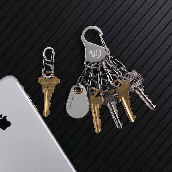 Nite Ize Key Holder with Locking Carabiners KLK-11-R3 - The Home Depot
