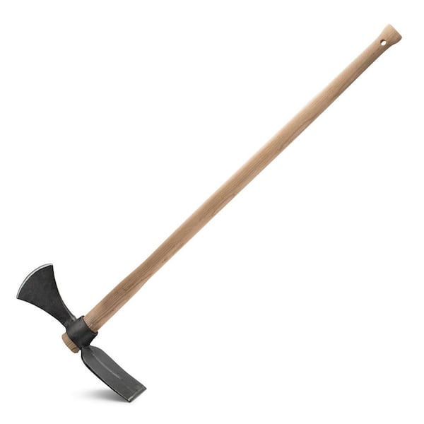 Pure Garden 42 in. Ash Wood Garden Hoe-Mattock Hand Hoe and Axe