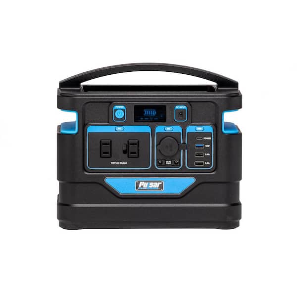 Pulsar 500-Watt Quiet Portable Power Station with Push Button