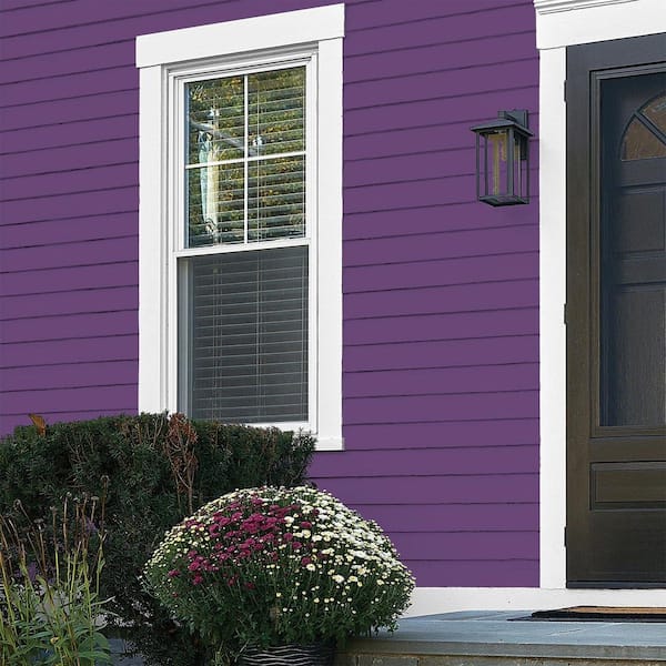 Glidden Premium 1 gal. PPG1176-7 Perfectly Purple Flat Exterior