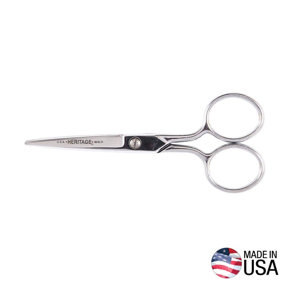 Klein Tools 5 in. Large Ring Embroidery Scissor G405LR - The Home
