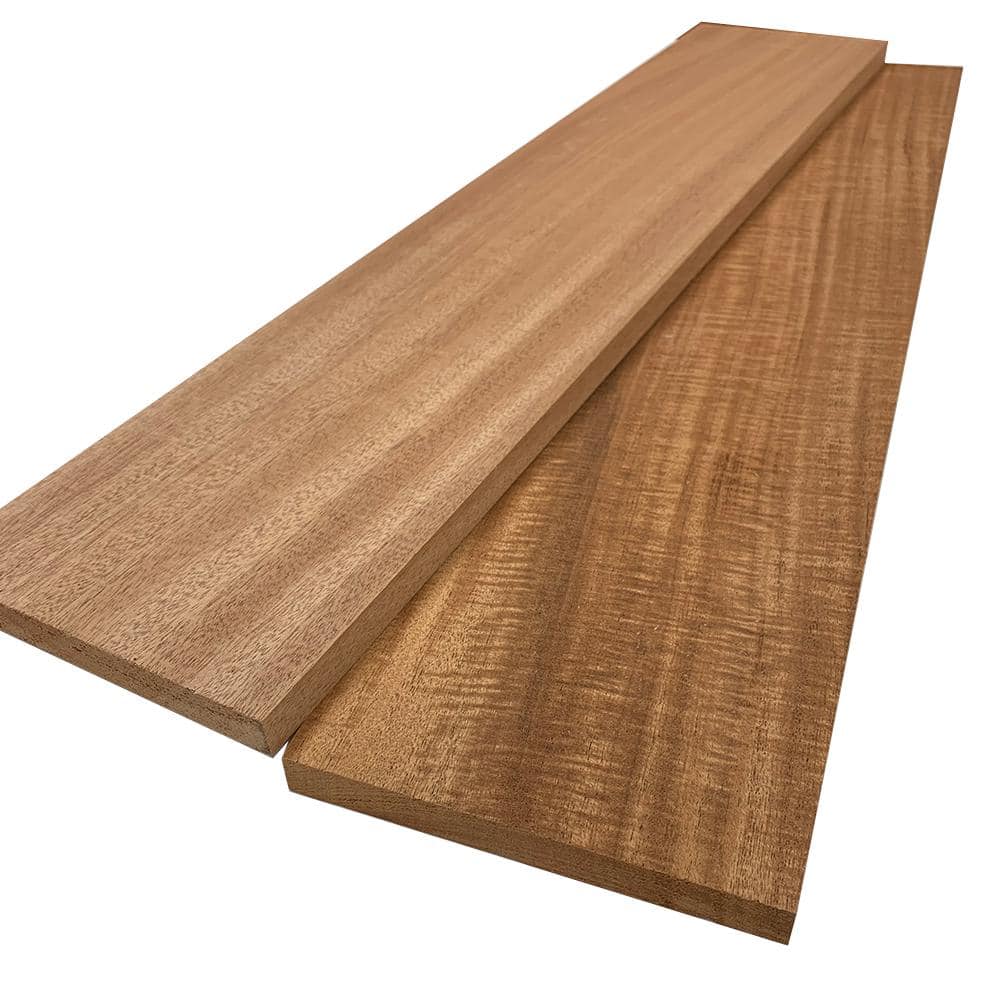Swaner Hardwood 1 in. x 8 in. x 6 ft. African Mahogany S4S Board